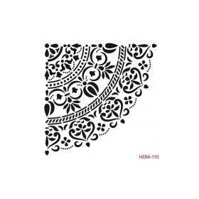 Cadence Home Decor HDM-110 Midi Stencil 25x25 cm Boyama Şablonu