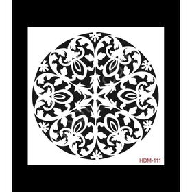 Cadence Home Decor HDM-111 Midi Stencil 25x25 cm Boyama Şablonu