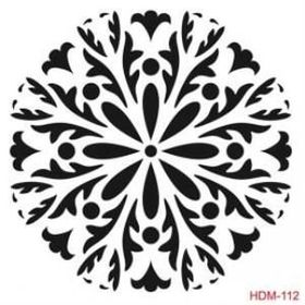 Cadence Home Decor HDM-112 Midi Stencil 25x25 cm Boyama Şablonu