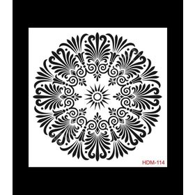 Cadence Home Decor HDM-114 Midi Stencil 25x25 cm Boyama Şablonu