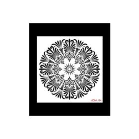 Cadence Home Decor HDM-114 Midi Stencil 25x25 cm Boyama Şablonu