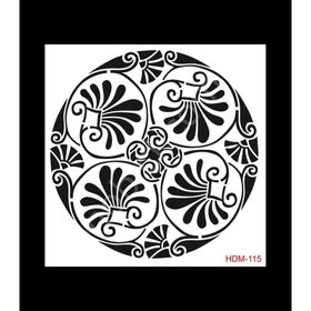 Cadence Home Decor HDM-115 Midi Stencil 25x25 cm Boyama Şablonu