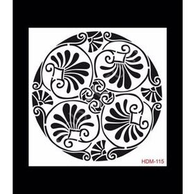 Cadence Home Decor HDM-115 Midi Stencil 25x25 cm Boyama Şablonu