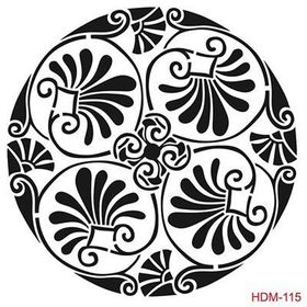 Cadence Home Decor HDM-115 Midi Stencil 25x25 cm Boyama Şablonu