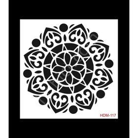 Cadence Home Decor HDM-117 Midi Stencil 25x25 cm Boyama Şablonu