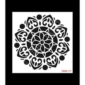 Cadence Home Decor HDM-117 Midi Stencil 25x25 cm Boyama Şablonu