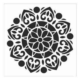 Cadence Home Decor HDM-117 Midi Stencil 25x25 cm Boyama Şablonu