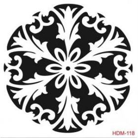 Cadence Home Decor HDM-118 Midi Stencil 25x25 cm Boyama Şablonu