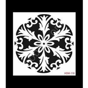 Cadence Home Decor HDM-118 Midi Stencil 25x25 cm Boyama Şablonu