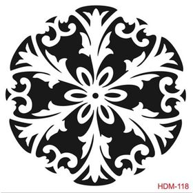 Cadence Home Decor HDM-118 Midi Stencil 25x25 cm Boyama Şablonu