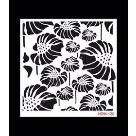 Cadence Home Decor HDM-120 Midi Stencil 25x25 cm Boyama Şablonu