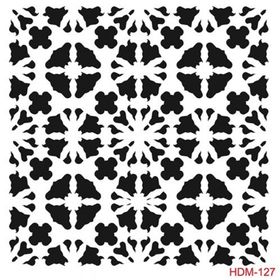 Cadence Home Decor HDM-127 Midi Stencil 25x25 cm Boyama Şablonu