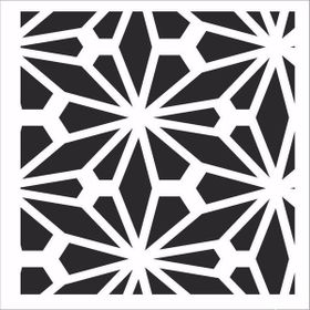 Cadence Home Decor HDM-129 Midi Stencil 25x25 cm Boyama Şablonu