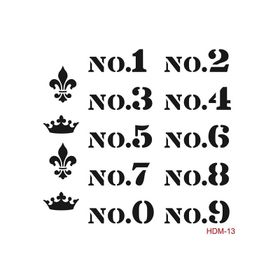 Cadence Home Decor HDM-13 Midi Stencil 25x25 cm Boyama Şablonu