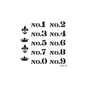 Cadence Home Decor HDM-13 Midi Stencil 25x25 cm Boyama Şablonu