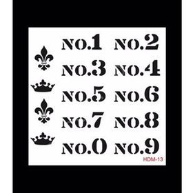 Cadence Home Decor HDM-13 Midi Stencil 25x25 cm Boyama Şablonu