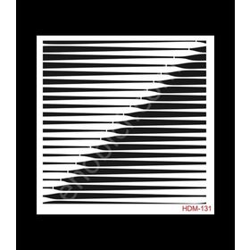 Cadence Home Decor HDM-131 Midi Stencil 25x25 cm Boyama Şablonu