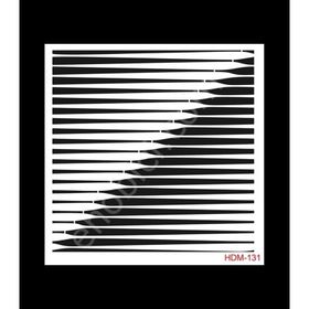Cadence Home Decor HDM-131 Midi Stencil 25x25 cm Boyama Şablonu