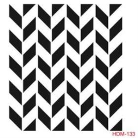 Cadence Home Decor HDM-133 Midi Stencil 25x25 cm Boyama Şablonu