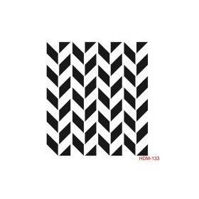 Cadence Home Decor HDM-133 Midi Stencil 25x25 cm Boyama Şablonu
