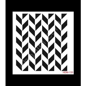 Cadence Home Decor HDM-133 Midi Stencil 25x25 cm Boyama Şablonu