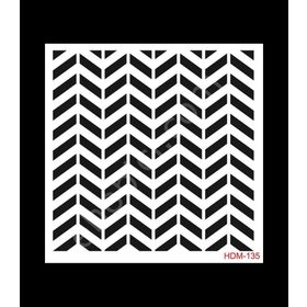 Cadence Home Decor HDM-135 Midi Stencil 25x25 cm Boyama Şablonu