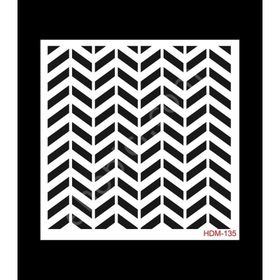 Cadence Home Decor HDM-135 Midi Stencil 25x25 cm Boyama Şablonu