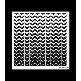 Cadence Home Decor HDM-136 Midi Stencil 25x25 cm Boyama Şablonu