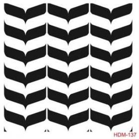 Cadence Home Decor HDM-137 Midi Stencil 25x25 cm Boyama Şablonu
