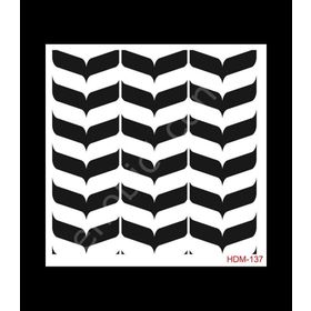 Cadence Home Decor HDM-137 Midi Stencil 25x25 cm Boyama Şablonu