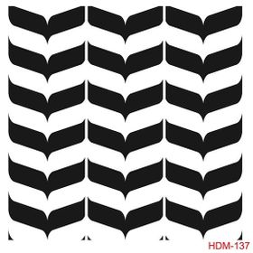 Cadence Home Decor HDM-137 Midi Stencil 25x25 cm Boyama Şablonu