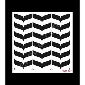 Cadence Home Decor HDM-137 Midi Stencil 25x25 cm Boyama Şablonu