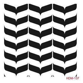 Cadence Home Decor HDM-137 Midi Stencil 25x25 cm Boyama Şablonu