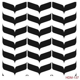 Cadence Home Decor HDM-137 Midi Stencil 25x25 cm Boyama Şablonu