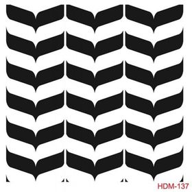 Cadence Home Decor HDM-137 Midi Stencil 25x25 cm Boyama Şablonu