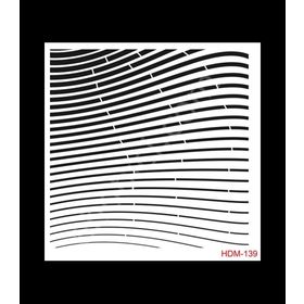 Cadence Home Decor HDM-139 Midi Stencil 25x25 cm Boyama Şablonu