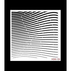 Cadence Home Decor HDM-139 Midi Stencil 25x25 cm Boyama Şablonu