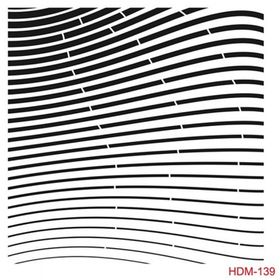 Cadence Home Decor HDM-139 Midi Stencil 25x25 cm Boyama Şablonu
