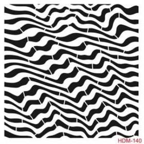 Cadence Home Decor HDM-140 Midi Stencil 25x25 cm Boyama Şablonu