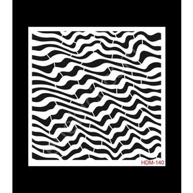 Cadence Home Decor HDM-140 Midi Stencil 25x25 cm Boyama Şablonu