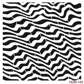 Cadence Home Decor HDM-140 Midi Stencil 25x25 cm Boyama Şablonu