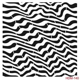 Cadence Home Decor HDM-140 Midi Stencil 25x25 cm Boyama Şablonu