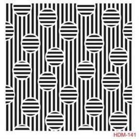 Cadence Home Decor HDM-141 Midi Stencil 25x25 cm Boyama Şablonu