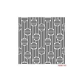 Cadence Home Decor HDM-141 Midi Stencil 25x25 cm Boyama Şablonu