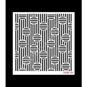 Cadence Home Decor HDM-141 Midi Stencil 25x25 cm Boyama Şablonu