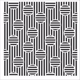 Cadence Home Decor HDM-141 Midi Stencil 25x25 cm Boyama Şablonu