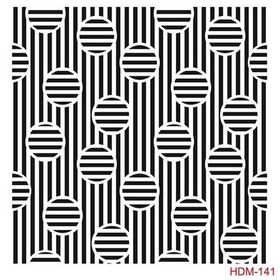 Cadence Home Decor HDM-141 Midi Stencil 25x25 cm Boyama Şablonu