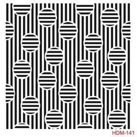 Cadence Home Decor HDM-141 Midi Stencil 25x25 cm Boyama Şablonu