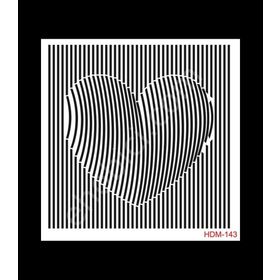 Cadence Home Decor HDM-143 Midi Stencil 25x25 cm Boyama Şablonu