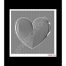 Cadence Home Decor HDM-143 Midi Stencil 25x25 cm Boyama Şablonu